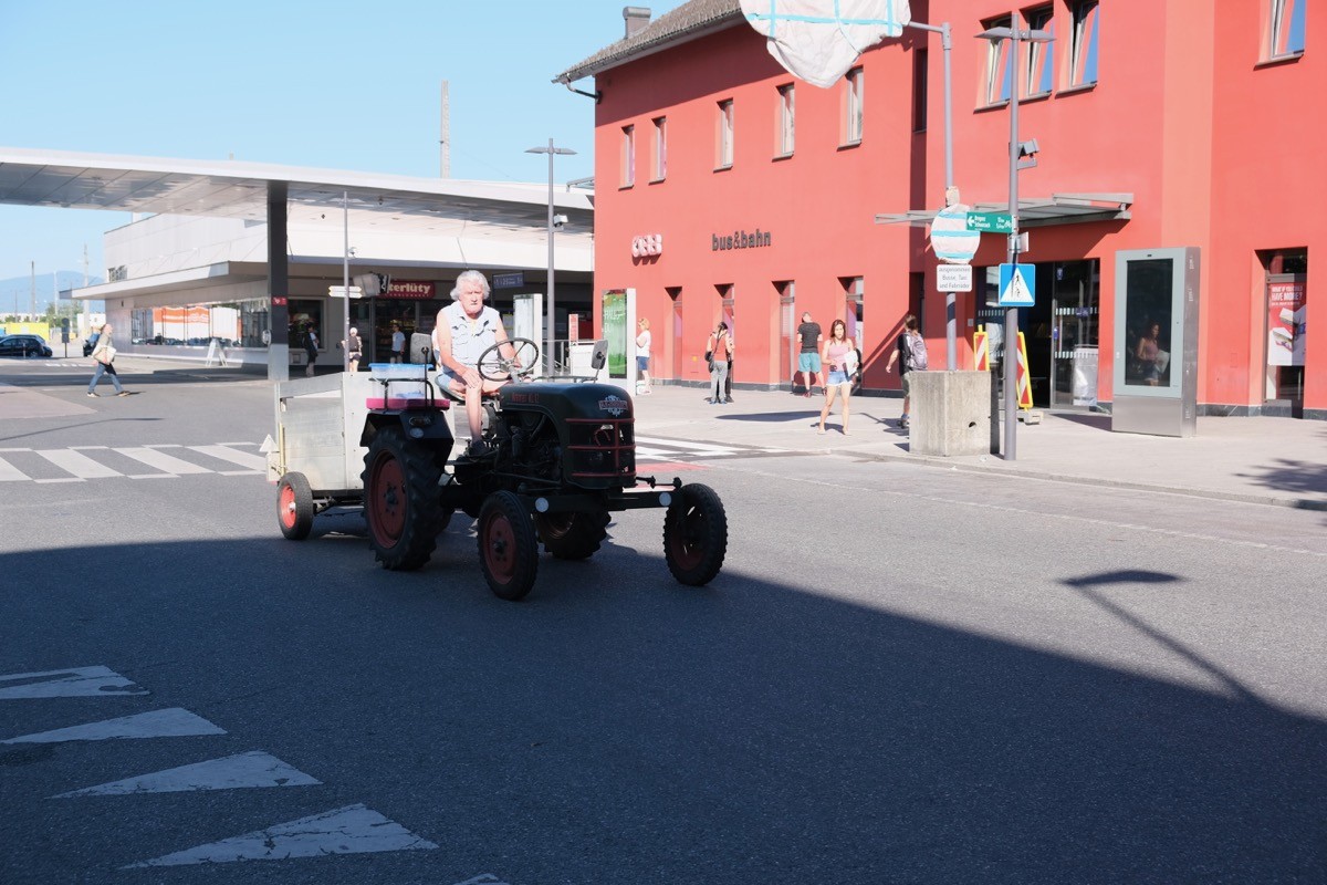 Tractor at Dornbirn